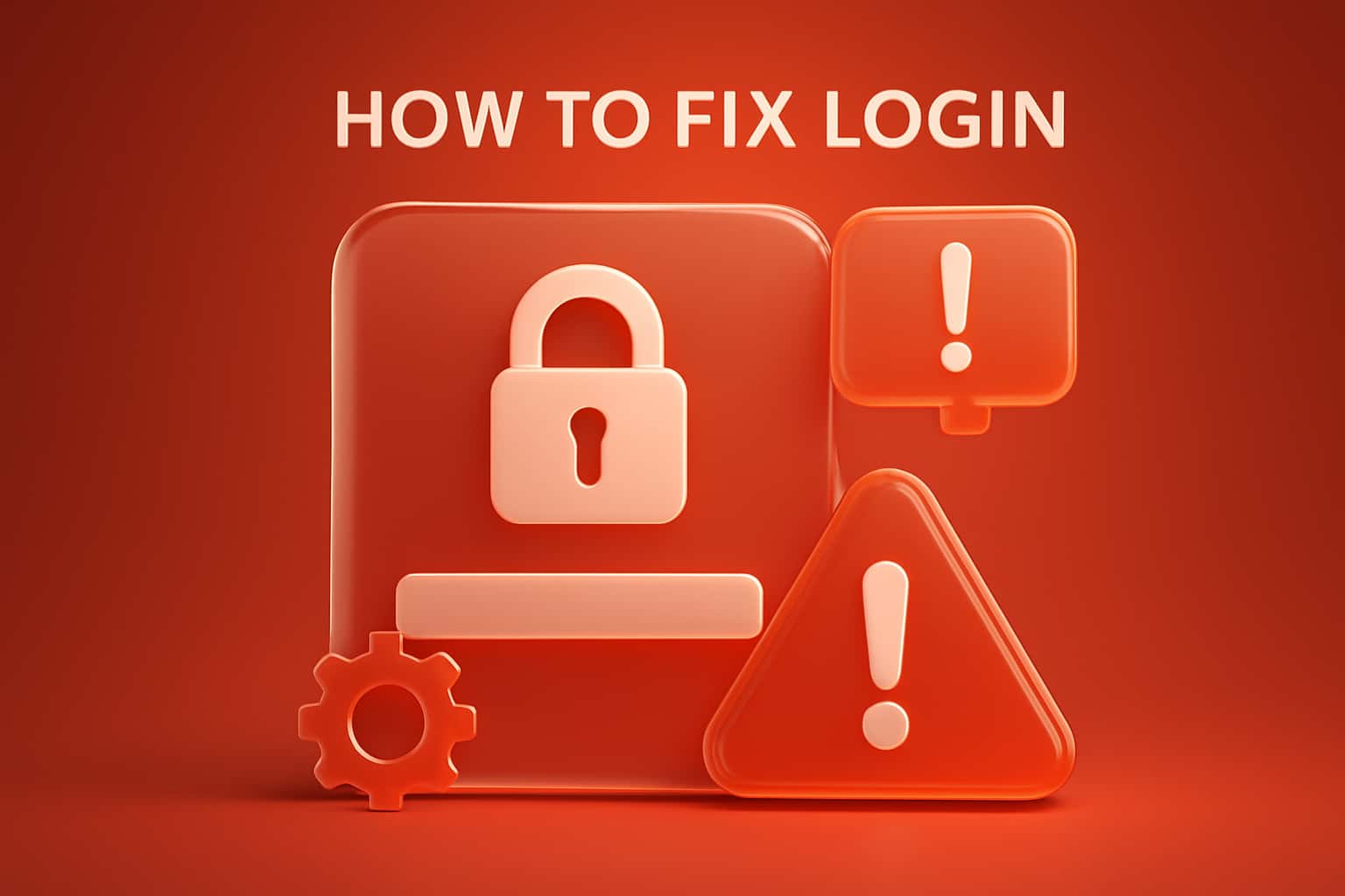 An informative scene showcasing the process of fixing login issues for Rummy77.