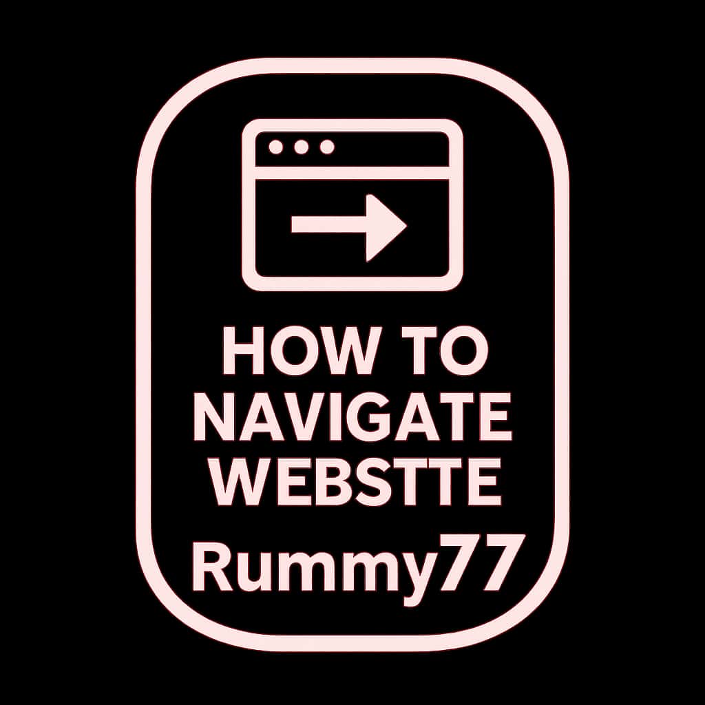 Icon representing navigation guidance for Rummy77.