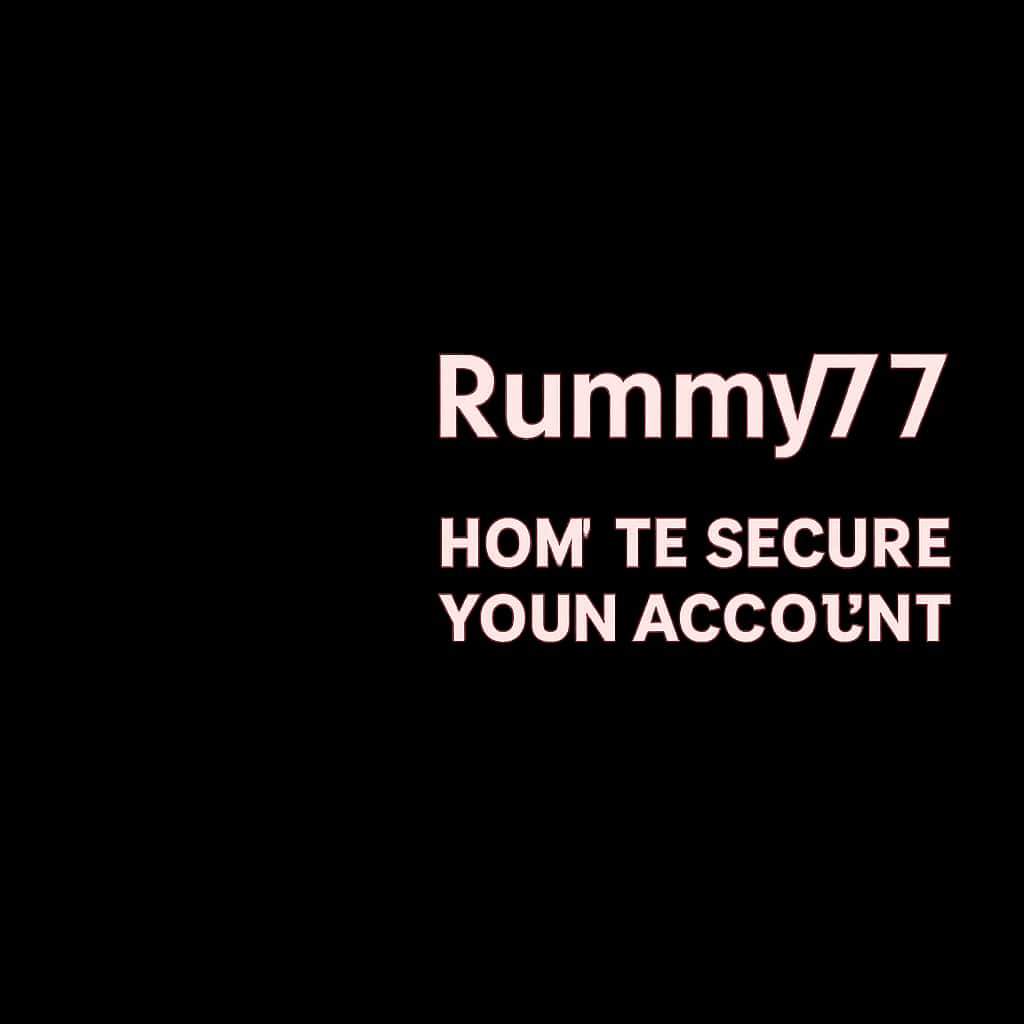 An icon representing account security measures for Rummy77.