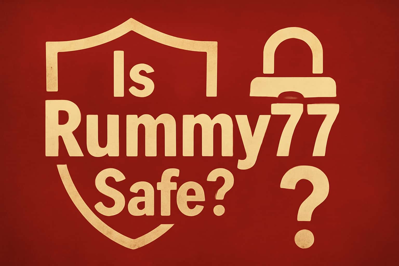 An informative scene illustrating the safety features of Rummy77.
