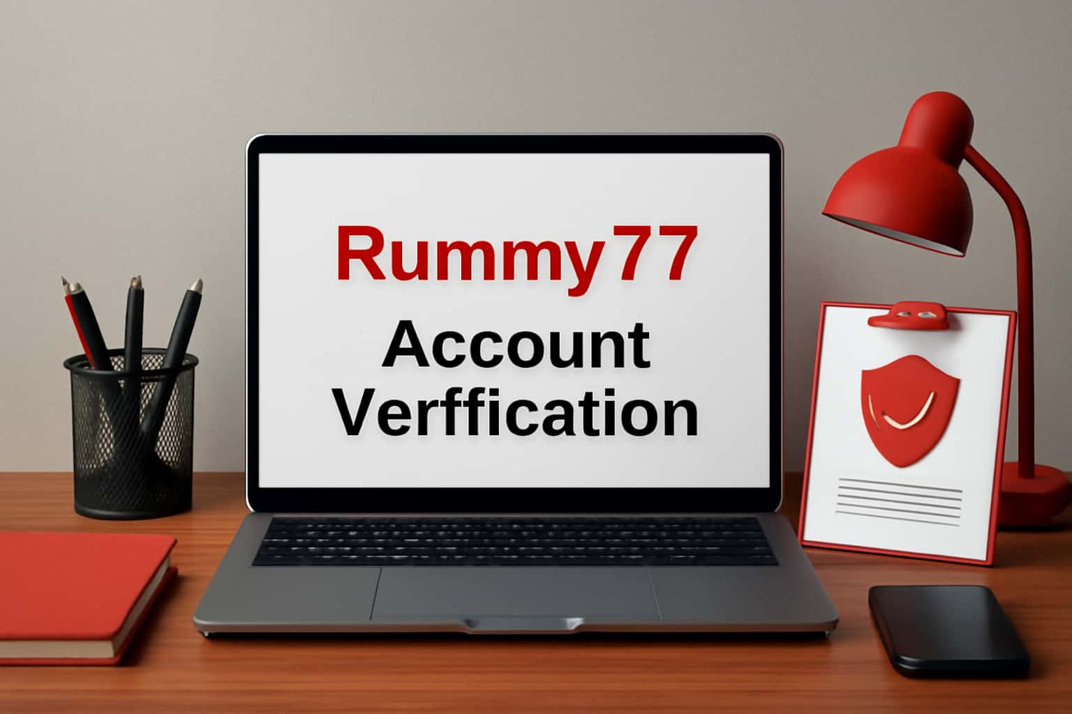 An informative graphic about Rummy77 account verification process.