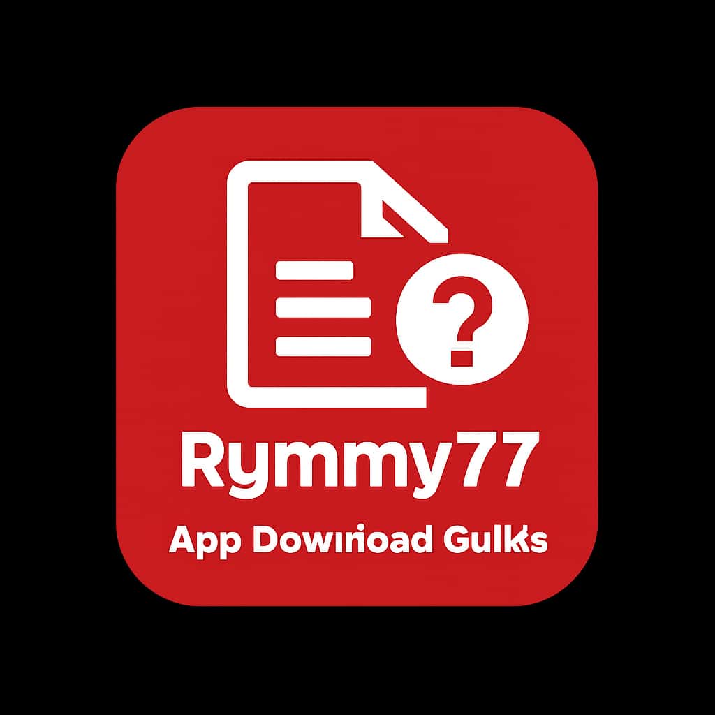 An icon representing the Rummy77 App Download Guide.