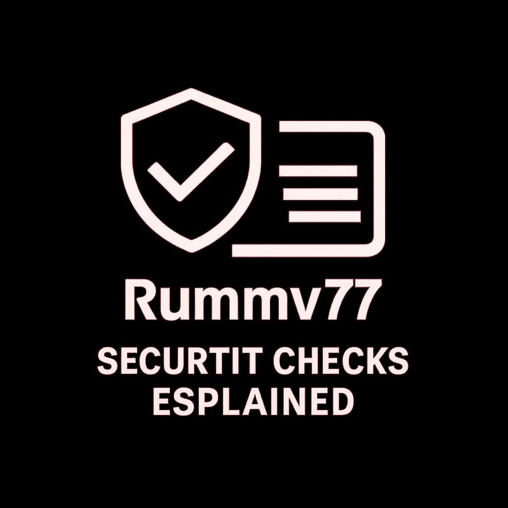 A badge symbolizing Rummy77 security checks.