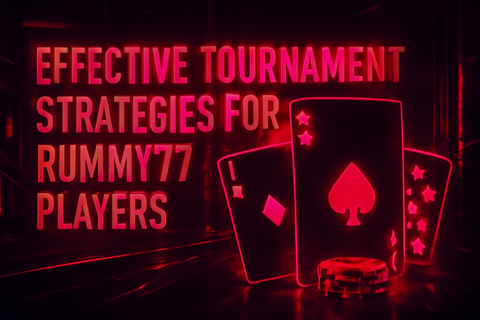 Informational scene depicting the Rummy77 App Download Guide with relevant text.