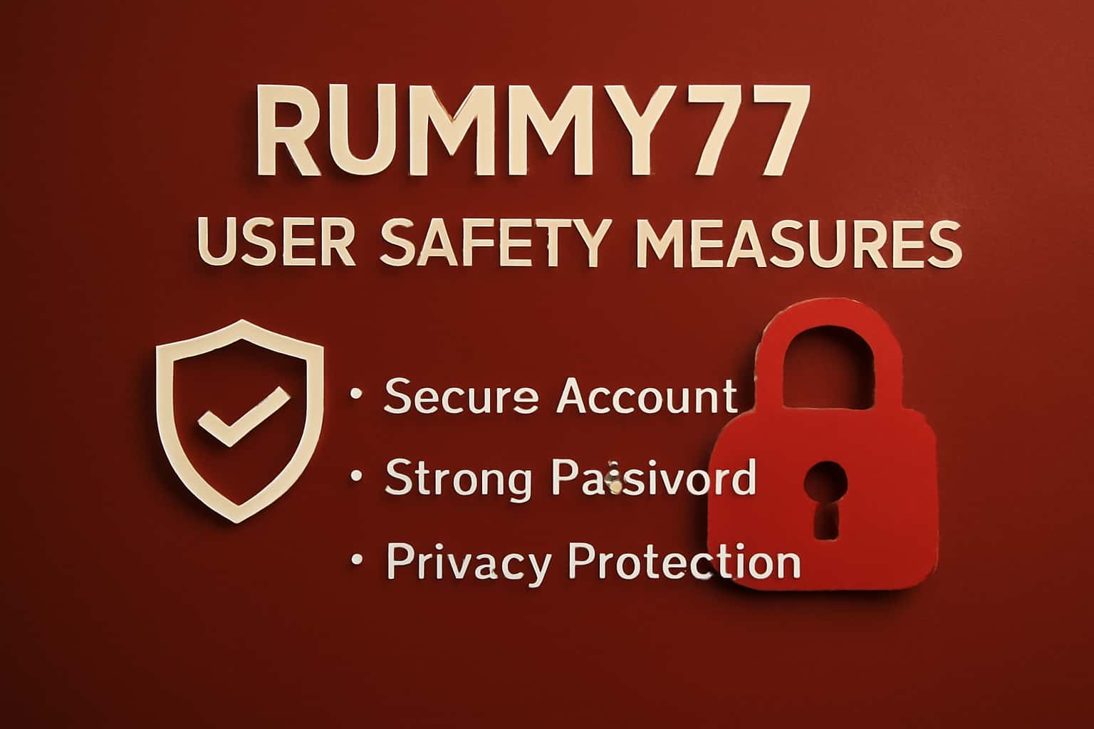 Scene depicting user safety measures for Rummy77.
