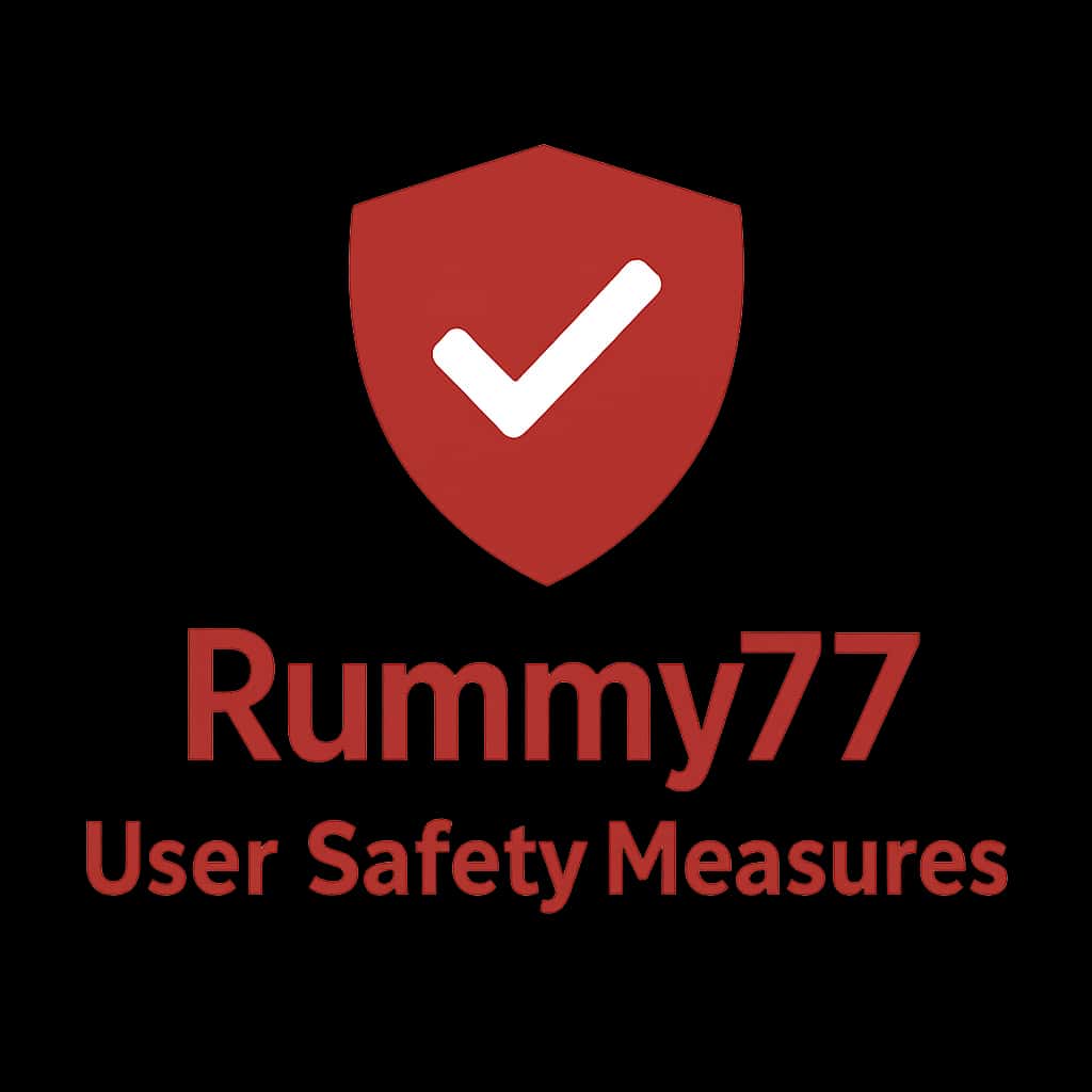 Icon representing user safety measures for Rummy77.
