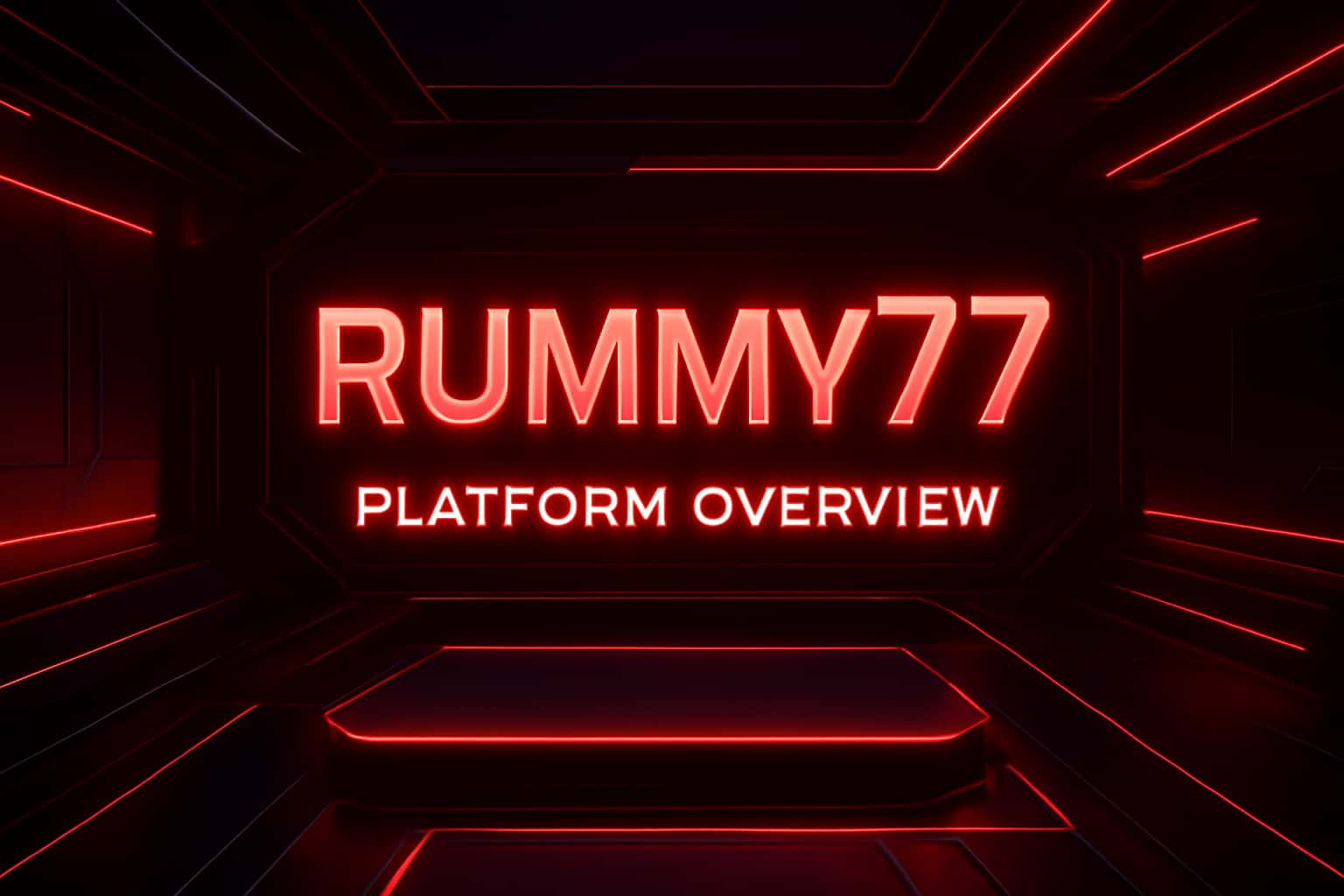 Futuristic gaming platform background