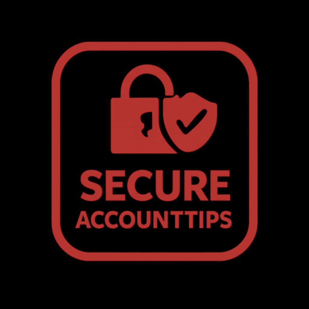 Icon illustrating secure account tips for Rummy77.